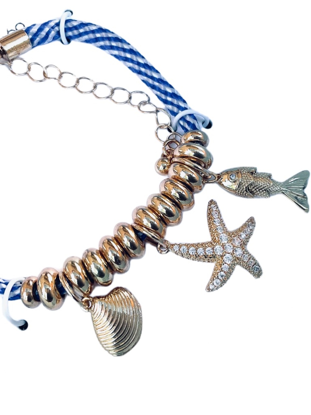 House of Harlow 1960 Nautical Sea Charm Bracelet